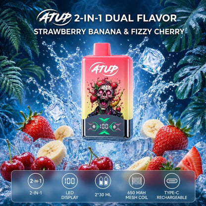 ATUP 2 In 1 60K Zaciągnięć | Jednorazowy Waporyzator | ⭐️Stężenie nikotyny: 5%